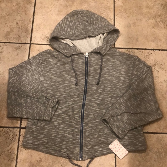 Free People Tops - Free People Grey Heath Hoodie